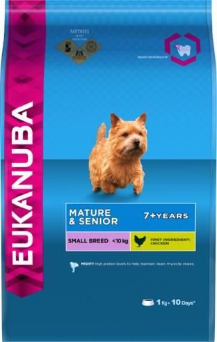 eukanuba thriving mature small breed
