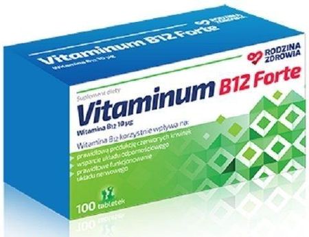 Tabletki Rodzina Zdrowia Vitaminum B12 Forte x 100 szt.