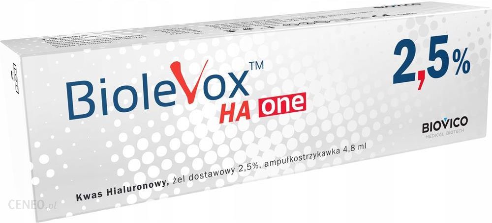 Biolevox HA one 2,5% x 1 ampułkostrzykawka 4,8ml
