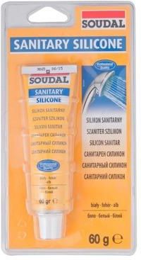 Soudal Silikon sanitarny biały 60ml