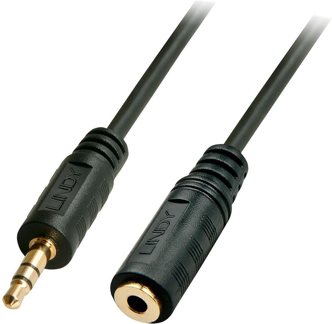 Lindy Kabel Mini Jack 3.5mm Mini Jack 3.5mm MŻ czarny 2m (35652