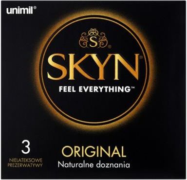 UNIMIL 4szt Skyn Original Nielateksowe prezerwatywy