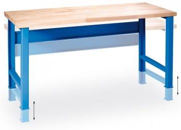 B2B Partner Stół warsztatowy niebieski 1500x685 bez wyposażenia (179679)