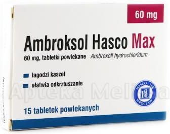 Hasco-Lek Ambroksol Hasco Max 60 mg 15 tabl.