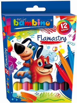 Bambino Flamastry 12 Kolorów