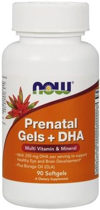 Now Prenatal gels + Dha 90 Softgels