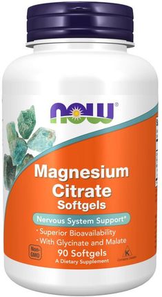 Now Foods Cytrynian Magnezu 133 mg 90 kaps
