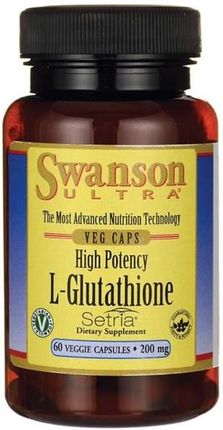 Swanson L glutation 200 mg 60 kaps