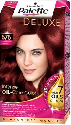 Palette Deluxe Farba do włosów Intensywna Czerwień nr 575 1 opakowanie 