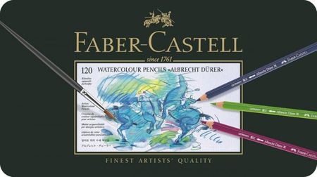 FABER-CASTELL ALBRECHT DÜRER Kredki akwarelowe  metalowe etui 120 kolorów