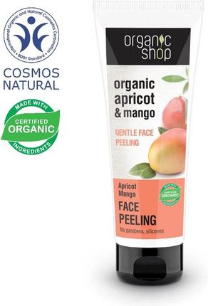 Organic Shop Delikatny Peeling Do Twarzy Morela I Mango 75 ml