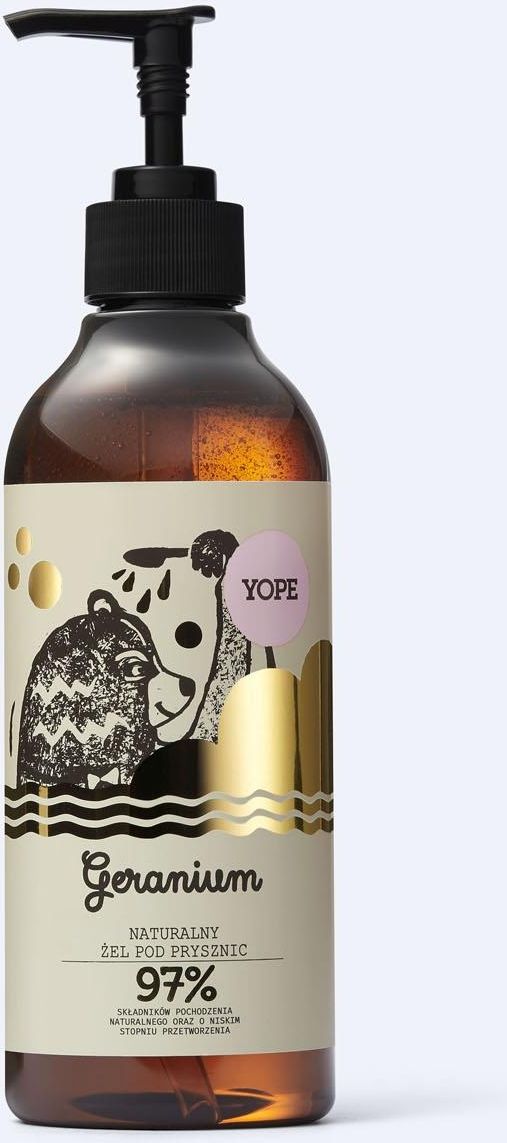 Yope Naturalny Żel Pod Prysznic Geranium 400ml - zdjęcie 3 Yope Naturalny Żel Pod Prysznic Geranium 400ml