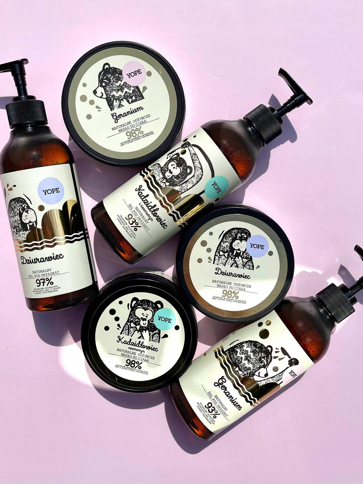Yope Naturalny Żel Pod Prysznic Geranium 400ml - zdjęcie 4 Yope Naturalny Żel Pod Prysznic Geranium 400ml