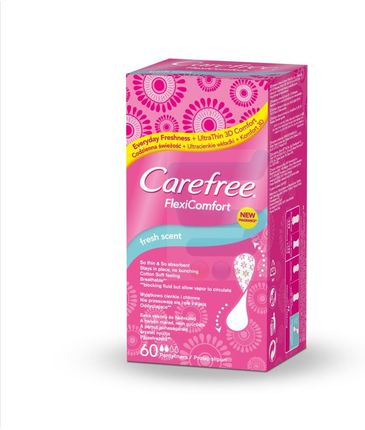 Carefree Flexicomfort Wkładki Higieniczne Fresh Scent 60  szt