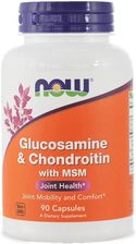 Zdjęcie Now Foods Glucosamine&Chondroitin With Msm 90kaps. - Jedwabne