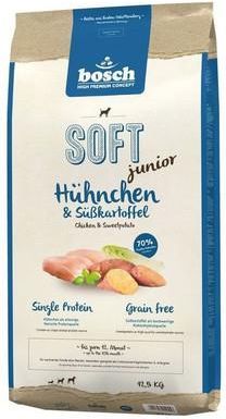 Корм для юніорів Bosch Soft Chicken з бататом та бататом без зерна 12,5 кг - фото 2