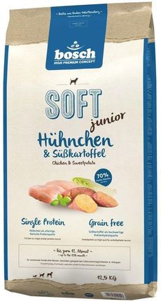 Bosch Soft Junior Kurczak Bataty Bez Zbóż 12,5Kg