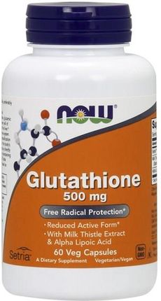 Now Foods Glutathione 500Mg 60kaps.
