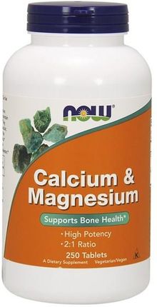 Now Foods Calcium & Magnesium 250 tabl.