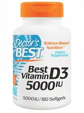 Doctors Best Vitamin D3 5000 Iu 180 Kaps