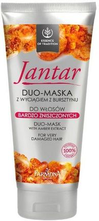 Jantar Duo-Maska Z Wyciągiem Z Bursztynu Do Włosów Bardzo Zniszczonych 200ml