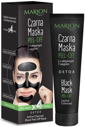 Marion Detox Aktywny Węgiel Maska Czarna Peel-off 6 g