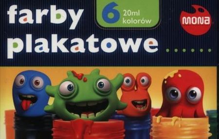 St Majewski Farby Plakatowe Mona 6 Kolorów