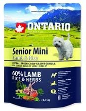 Ontario Senior Mini & Rice 0,75Kg