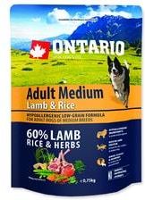 Ontario Adult Medium & Rice 0,75Kg