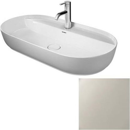 Duravit LUV 80x40 szary mat 0380802300
