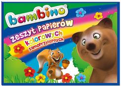 Zdjęcie Zeszyt Papierów Kolorowych Samoprzylepny Bambino - Stryków