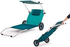 Zdjęcie Homekraft Leżak Ogrodowy Maui Ride Na Kółkach Zielony - Warszawa