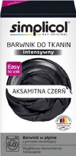 Simplicol Intensiv Barwnik Do Tkanin 560g Aksamitna Czerń