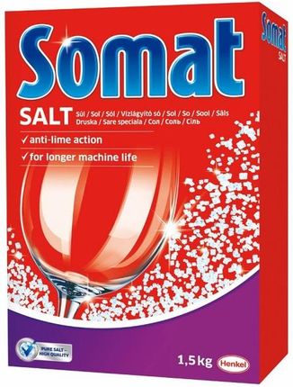 Somat Sól Do Zmywarki 3x Anti Lime Action 1,5 kg