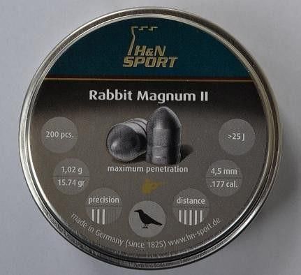 Śrut diabolo H&n Rabbit Magnum II 4,5mm 200szt