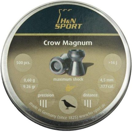 Śrut H&n Crow Magnum 4,5mm 500szt 