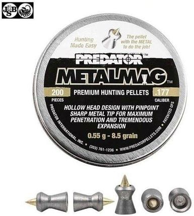 Śrut Jsb Predator Metalmag 4,5mm 200szt