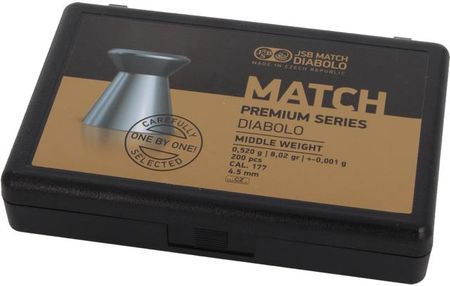 Śrut Jsb Match Premium Middle 4,52mm 200szt