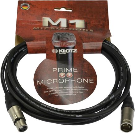 Klotz Kabel przewód mikrofonowy Xlr Cannon M1 5m