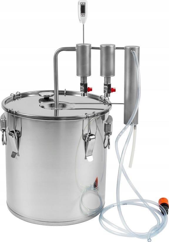 Destylator 30L Nierdzewny 2 Odstojniki (340030) - zdjęcie 1 Destylator 30L Nierdzewny 2 Odstojniki (340030)
