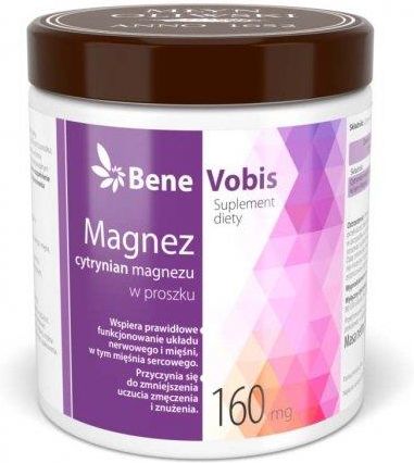 BeneVobis Magnez Cytrynian Magnezu Czysty 500 g