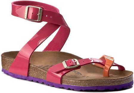 Japonki BIRKENSTOCK Yara 1004054 Tropical Orange Pink Ceny i opinie Ceneo.pl