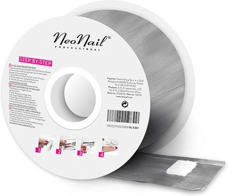 NEONAIL Foil Nail Wraps  Do Sciagania Hybryd 250 szt