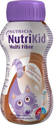 Nutrikid Multi Fibre smak czekoladowy 4X200Ml