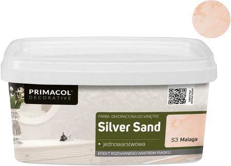 Primacol Farba Dekoracyjna Silver Sand 1l Malaga S3