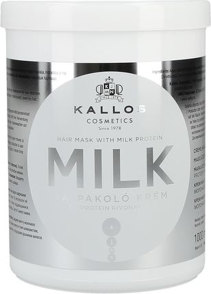 Kallos Kjmn Maska Do Włosów Z Proteinami mleka 1 l