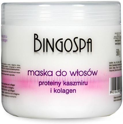 BINGOSPA Maska Proteiny Kaszmiru I Kolagenu 500 g