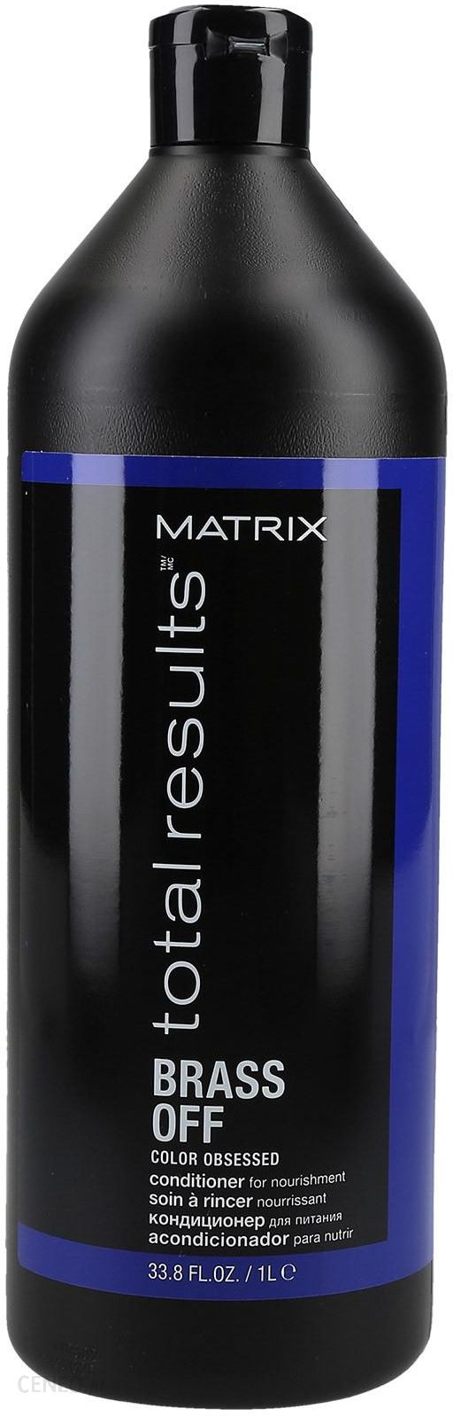 Odżywka do włosów Matrix Brass Off Odżywka Neutralizująca Kolor 1000 ml -  Opinie i ceny na