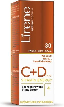 Lirene C+Dpro Vitamin Energy Stimuserum Na Noc 30+ 30 ml