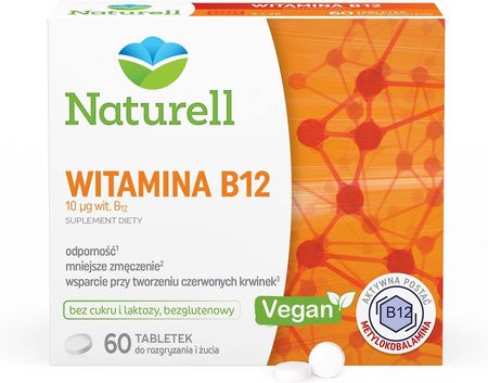 Naturell Witamina B12 60 tabl. do ssania